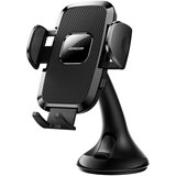 Joyroom Univerzalni mehanski avto nosilec za telefon v kabini, steklo, črn, (21831487) Cene