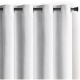 AmeliaHome Curtain VELVET color white style classic silver eyelets type of material - textiles velvet 140x245 | shoptok.hr