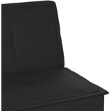  Kauč na razvlačenje od tkanine crni | shoptok.hr
