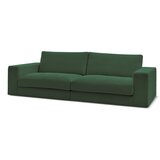Bobochic Paris Temno zelena sedežna garnitura iz rebrastega žameta 274 cm Leonard – | Shoptok.si