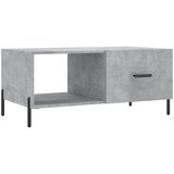 Maison Chic Klubska mizica - kavna mizica - Nizka mizica betonsko siva 90x50x40 cm konstruiran les, (21754727) | Shoptok.si