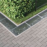  Re&amp;scaron;etka Srebrna 80 x 40 x 2 cm Vruće pocinčani čelik Slike