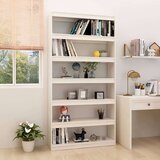 vidaXL knjižna omara za razdelitev prostora bela 100x30x200 cm | Shoptok.si