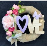7 seas 365 ukrasni vjenčić LOVE, 30 cm | shoptok.hr