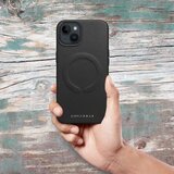 Roar kožna Mag Case maska kompatibilna s MagSafeom – za iPhone 14 Plus crna | shoptok.hr