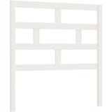  Uzglavlje za krevet bijelo 96 x 4 x 100 cm od masivne borovine | shoptok.hr
