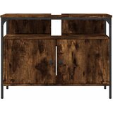 Ormarić za umivaonik boja dimljenog hrasta 80x30x60 cm drveni | shoptok.hr