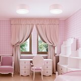  stropna svetiljka sirja pastel 1xE27/60W/230V ø 35 cm ružičasta | Eponuda.com