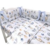 MimiNu Posteljina set 5 elem. Balon Plava (za krevetić 120x60 cm) | shoptok.hr