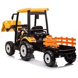 Traktor na akumulator s prikolico Hercules 24V - rumen | Shoptok.si