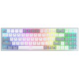 Redragon Pollux K628 RGB Gaming Keyboard White Red Switch | Eponuda.com