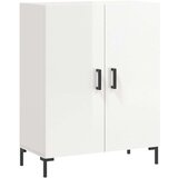 vidaXL Komoda visok sijaj bela 69,5x34x90 cm inženirski les | Shoptok.si