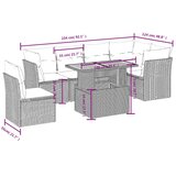  7-dijelni set vrtnih sofa sivi od poliratana | shoptok.hr