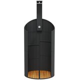 Vanjski tuš bež 100x100x241,5cm od poliratana i bagremovog drva | Eponuda.com