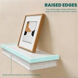 JUJOYBD Komplet 2 stenskih polic MDF 30/42 cm | Shoptok.si
