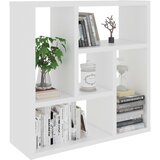  Zidna polica bijela 45,1 x 16 x 45,1 cm konstruirano drvo | Eponuda.ba