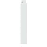  Krevetna ploča s LED-om s policom Bijelo 140 x 16 5 x 103 5 cm - Bijelo 140 cm | shoptok.hr