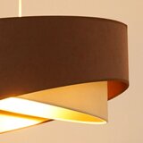  Brilagi - LED luster na sajli LYRA 1xE27/15W/230V braon/krem/zlatna | Eponuda.com