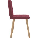  Jedilni stoli 4 kosi vinsko rdeče blago, (21822159) | Shoptok.si