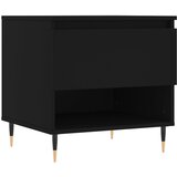  The Living Store Klubska mizica črna 50x46x50 cm inženirski les - Klubska Mizica, (21453402) | Shoptok.si