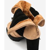 Resti Light brown women's insulated Sehhra post boots | ePonuda.com