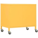 vidaXL Ormarić za pohranu boja senfa 60 x 35 x 49 cm čelični | shoptok.hr