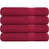 vidaXL Brisače za savno 4 kos bordo 80x200 cm 360 g/m² 100% bombaž | Shoptok.si