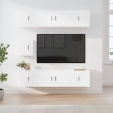  7-dijelni set TV ormarića bijeli od konstruiranog drva | shoptok.hr