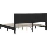  Okvir za krevet s uzglavljem Crna 180 x 200 cm Baršun - Crna 180 x 200 cm | shoptok.hr