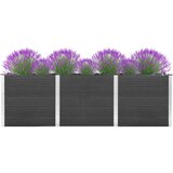Furnova Visoka greda 300x100x91 cm WPC siva, (21920407) Cene
