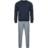 EM000617 PYJAMAWITH CUFFS SET Plava