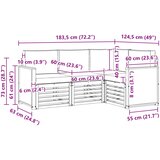  Set vanjskih sofa 4 kom. Poliester | shoptok.hr