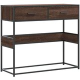 vidaXL Konzolni stol boja hrasta 90x35x80 cm konstruirano drvo | shoptok.hr