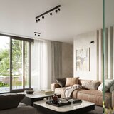  Stropna svetilka NERO 3 črna/krom, (21348099) | Shoptok.si