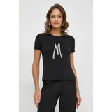 Marciano Guess Bombažna kratka majica ženski, črna barva