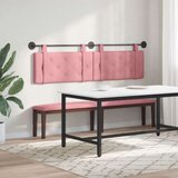  Držeće uzglavlje Zidne Ružičasta 190 x 55 x 5 cm Baršun - Ružičasta 180 cm bez LED | shoptok.hr