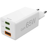 Hama GaN 65W PD/QC stenski polnilnik bele barve, (5000266766) Cene