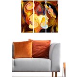 Wallity MDF1069277036 multicolor decorative mdf painting (3 pieces) | ePonuda.com