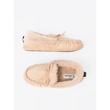 Shelvt Warm beige loafer slippers with a bow | Eponuda.ba