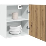 vidaXL Viseča omarica 2 kosa artisan hrast 50x31x60 cm inženirski les | Shoptok.si