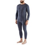 Viking Lan Pro Merino Set Base Layer Dark Grey M Termo spodnje perilo | Shoptok.si