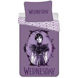 Jerry Fabrics Ljubičasta pamučna dječja posteljina za krevet za jednu osobu 140x200 cm Wednesday "Purple" – | shoptok.hr