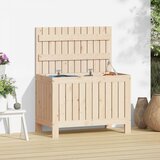  The Living Store Vrtna škatla 76x42,5x54 cm trdna borovina - Vrtna Škatla Za Shranjevanje, (21474873) | Shoptok.si