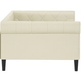  Dnevni krevet krem 100 x 200 cm od umjetne kože | shoptok.hr