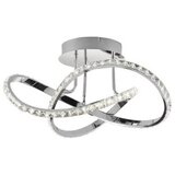  LED prigušiva površinski montiran luster ABRO LED/26W/230V sjajni hrom | Eponuda.com