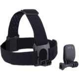 GoPro nosač head strap + quickclip/crna