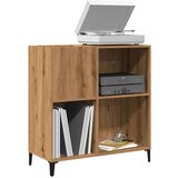 vidaXL Omarica za gramofonske plošče hrast 84,5x38x89cm inž. les | Shoptok.si