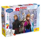 Lisciani Frozen – Moč prijateljstva 2 v 1, 108-delni puzzle in pobarvanka 50x35 cm – Lisciani | Shoptok.si