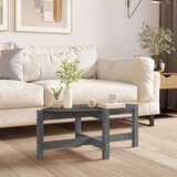  Stolić za kavu sivi 87 x 48 x 35 cm od masivne borovine | shoptok.hr