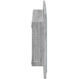  LED kupaonsko ogledalo boja sivog hrasta 60x8,5x38 cm drveno | Eponuda.com